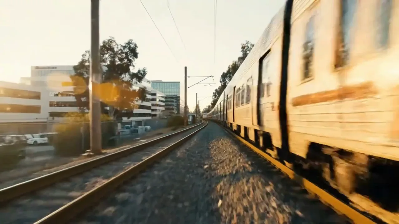 Caltrain into San Jose